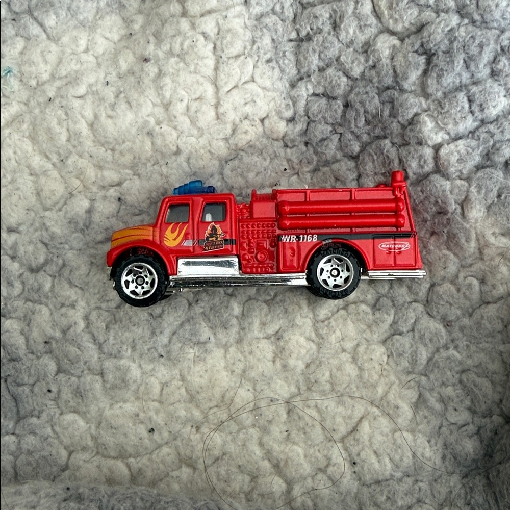 Red Toy Fire Truck 1998